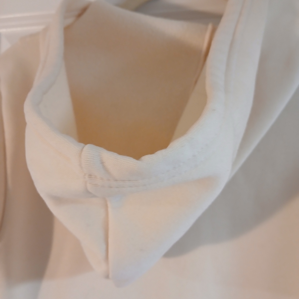 Cream Long Sleeve Hooded Dress - Picture 7 of 7